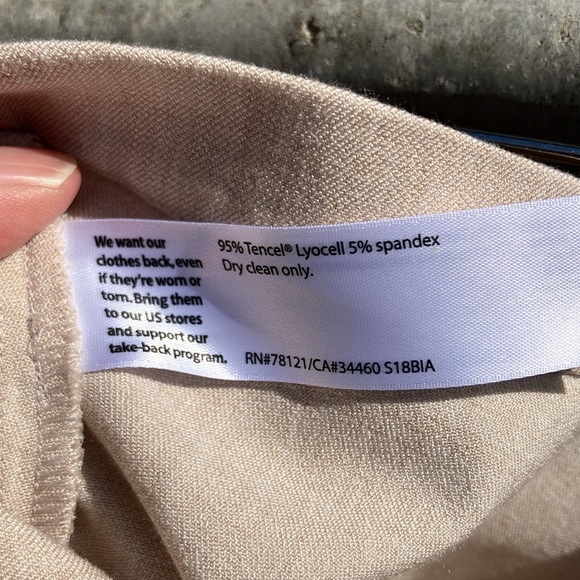 NEW! Eileen Fisher Tapered Crop Pants size 12 - Picture 7 of 10